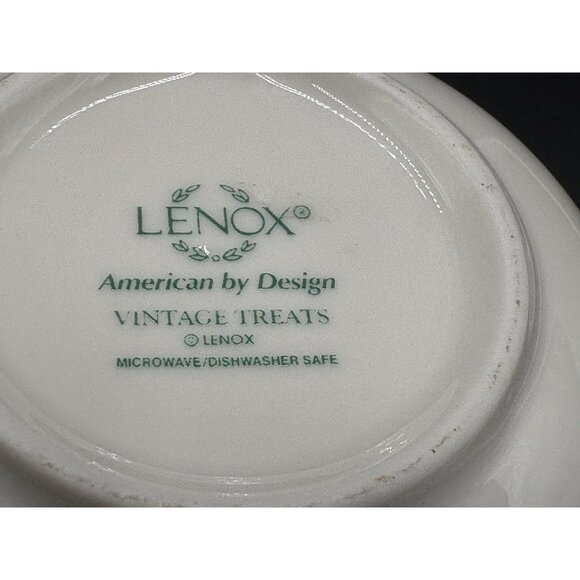 Vtg Christmas Lenox Holiday Joy Small 5" Candy All Purpose Bowl Treats Christmas - Picture 6 of 8